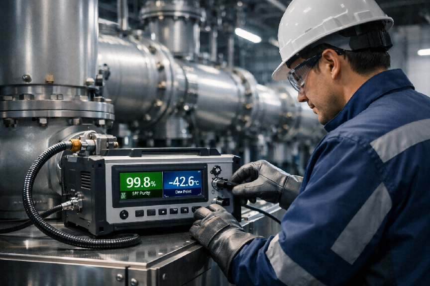 SF6綜合測試儀使用場景